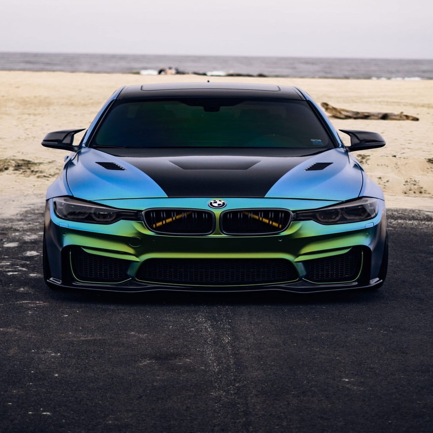 R1 Designed M4 Designed Bumper Carbon Fiber Front Lip