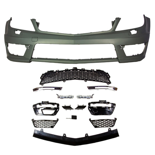 W204 C63 Facelift Designed Front Bumper