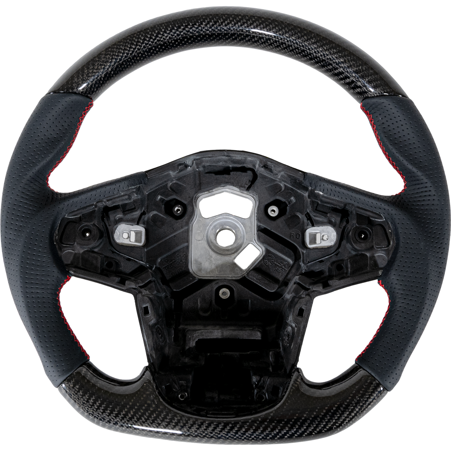 A90 Carbon Fiber Leather Steering Wheel