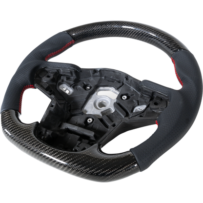 A90 Carbon Fiber Leather Steering Wheel