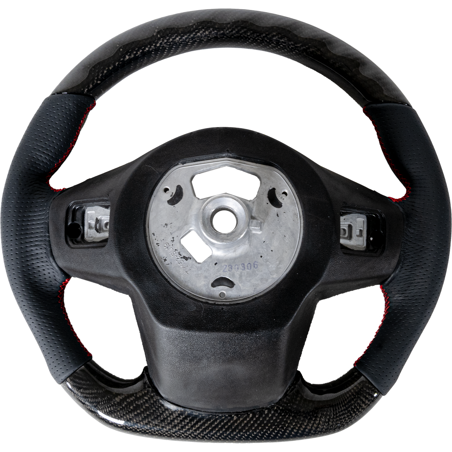 A90 Carbon Fiber Leather Steering Wheel