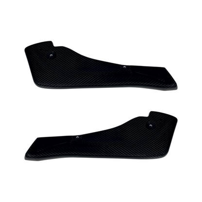 A90 Carbon Fiber Rear Bumper Side Splitters