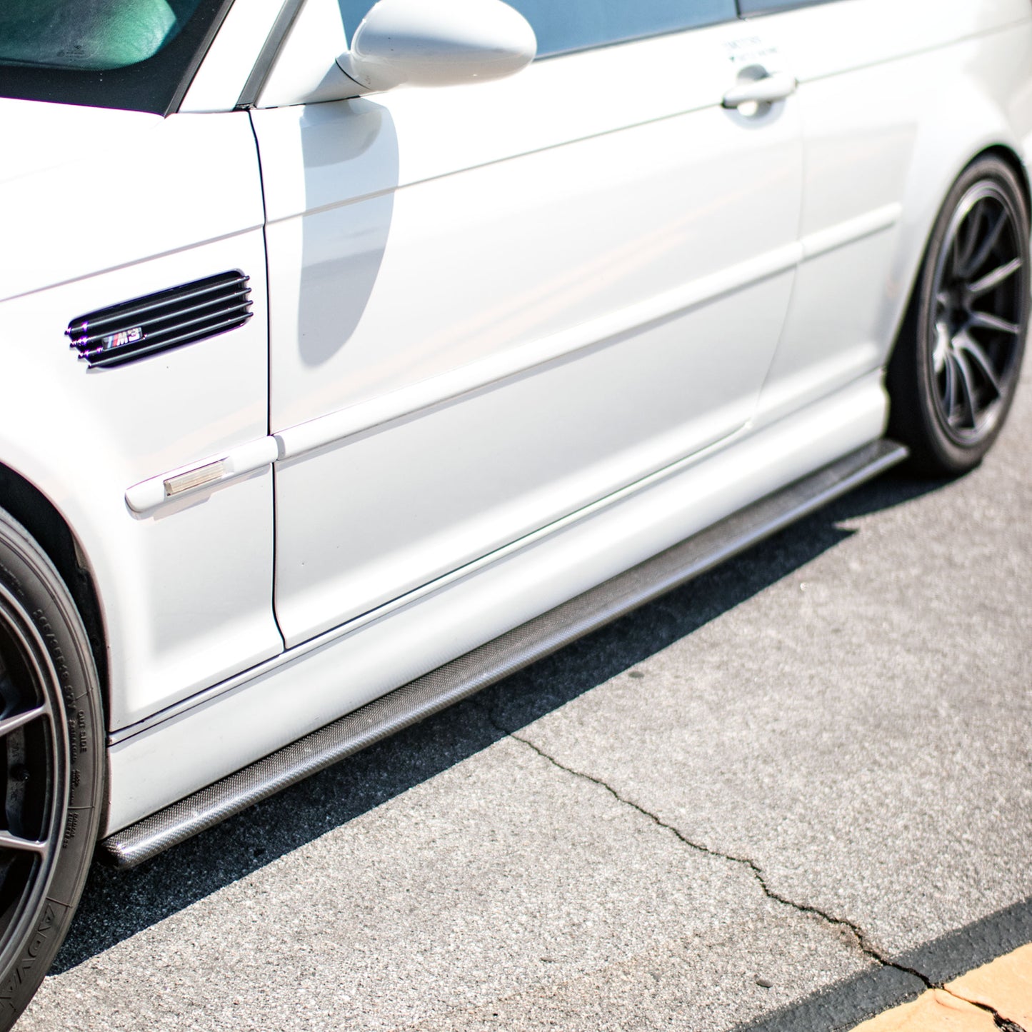 E46 M3 SM™ Carbon Fiber Side Skirt Extensions