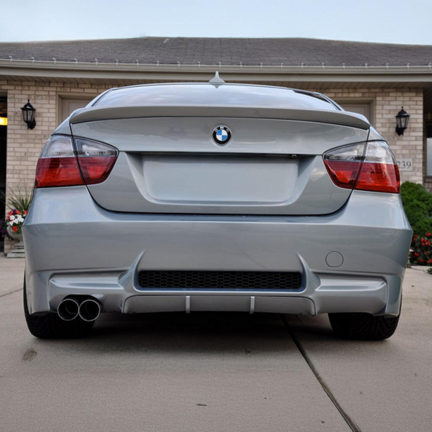 M3 Designed E90 Rear Bumper - Single Exhaust