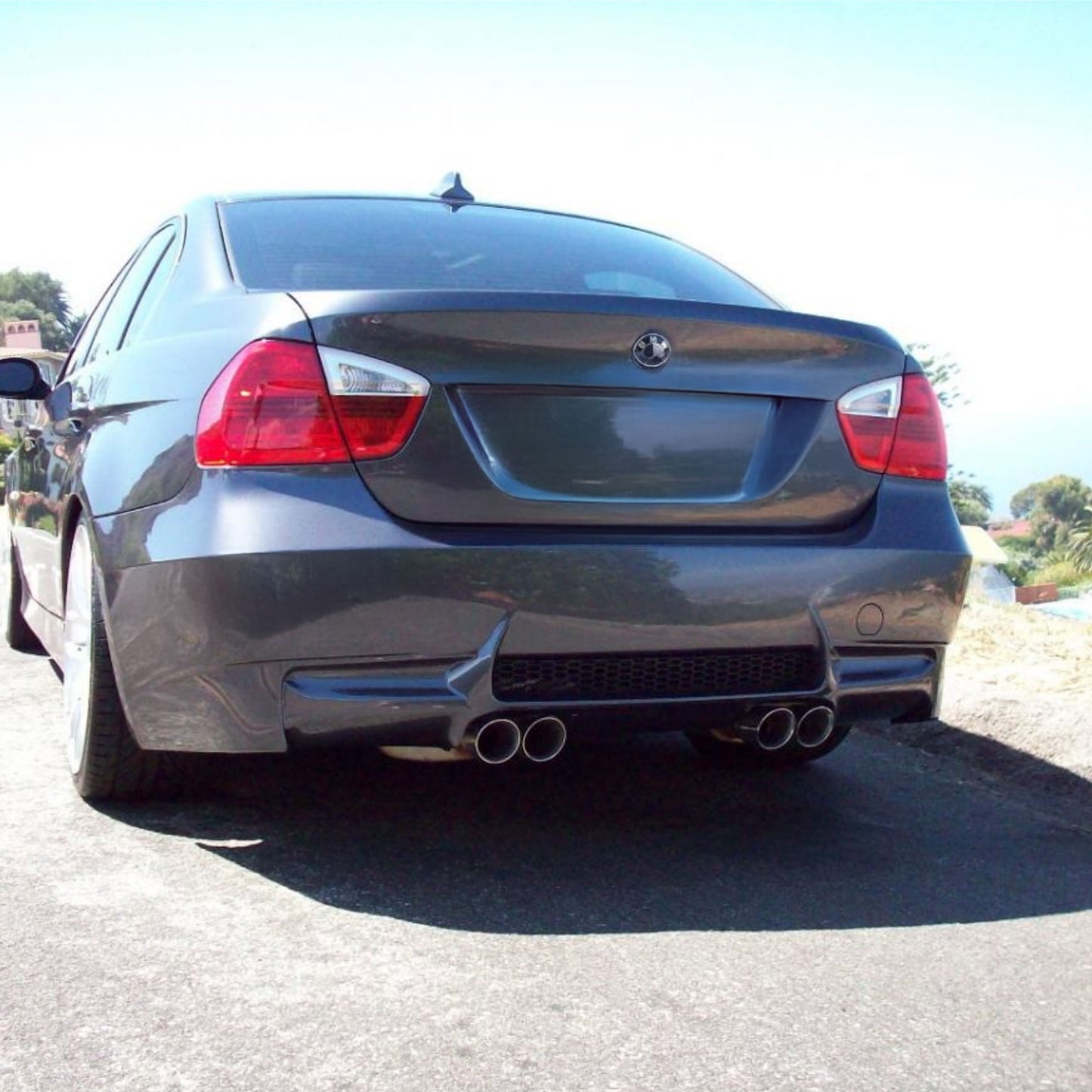 M3 Designed E90 Rear Bumper - Dual Exhaust