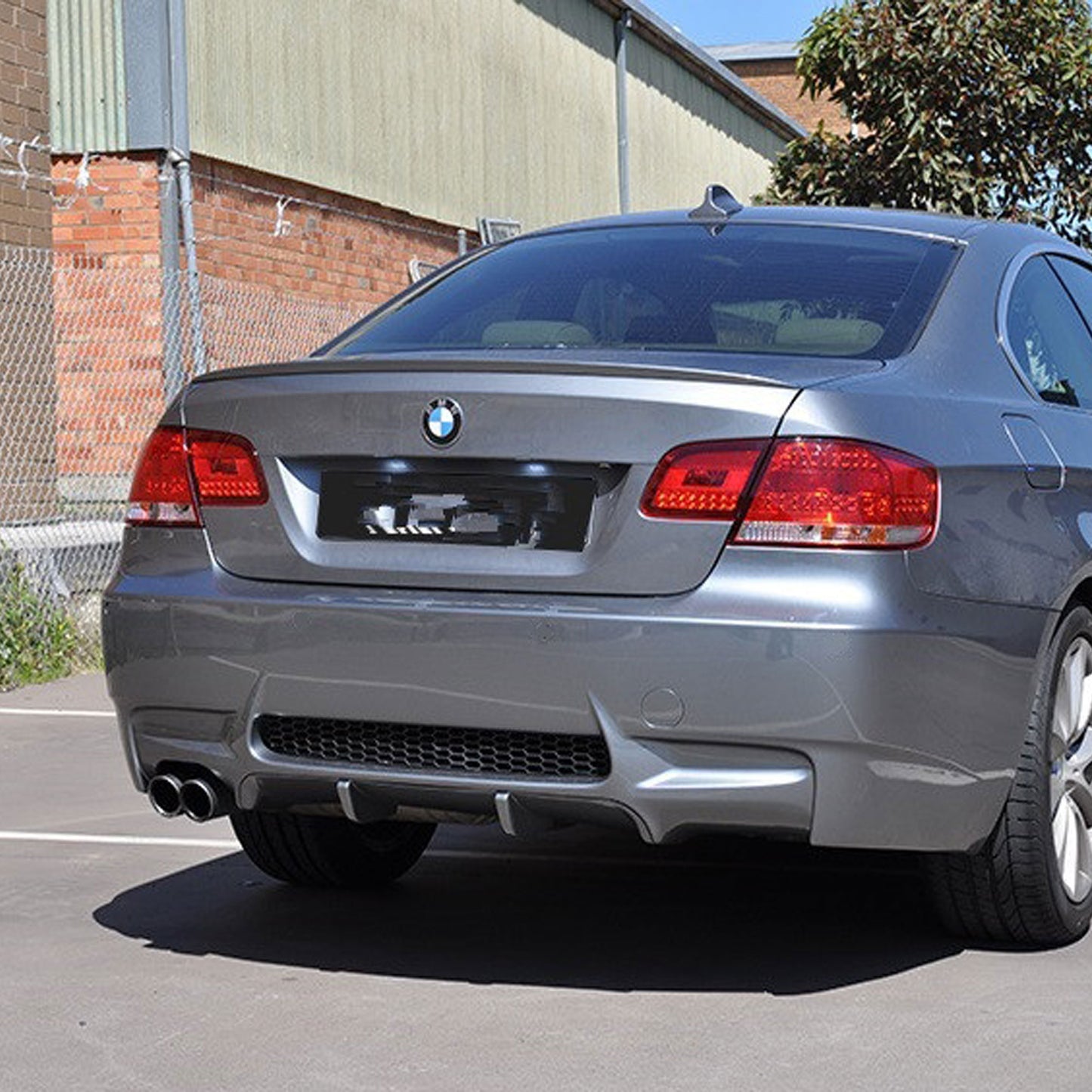 M3 Designed E92 Rear Bumper Single Exit
