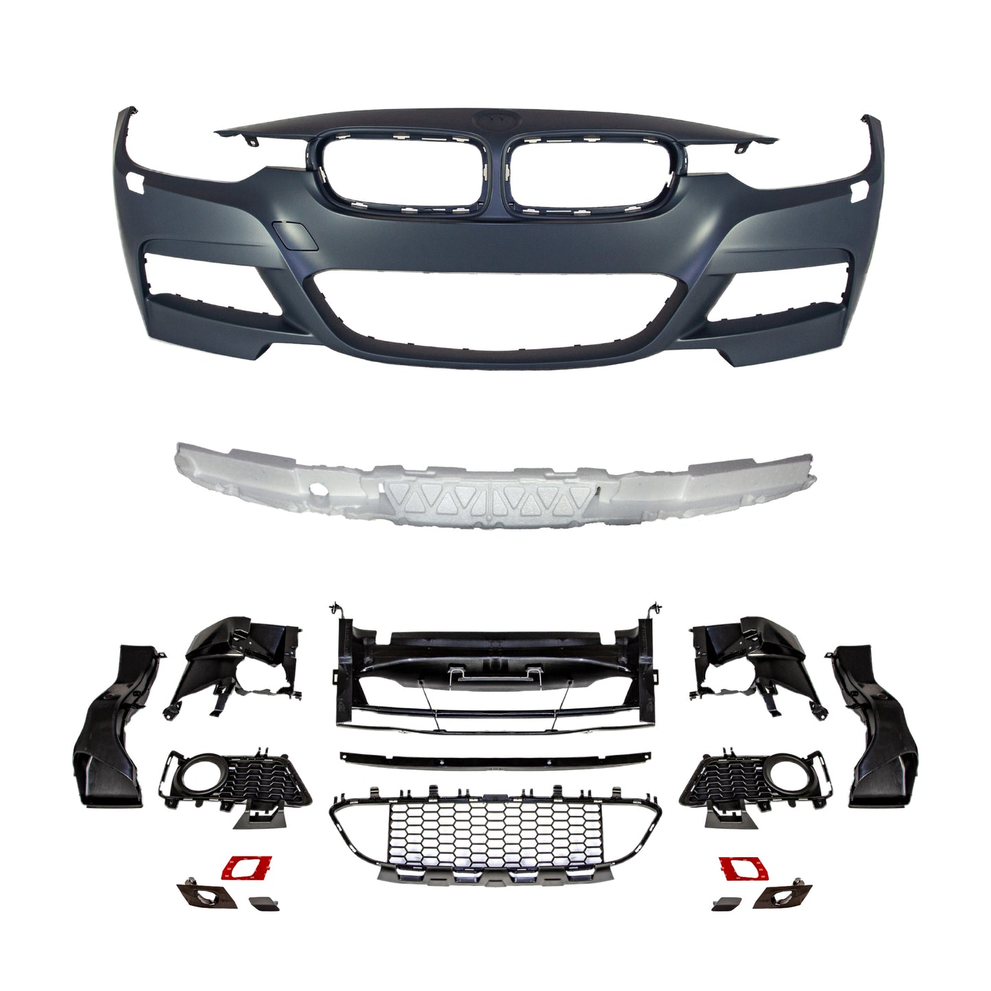 MS Designed F30 Fog Front Bumper