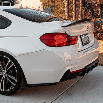 F32 SM™ Carbon Fiber Rear Bumper Splitters