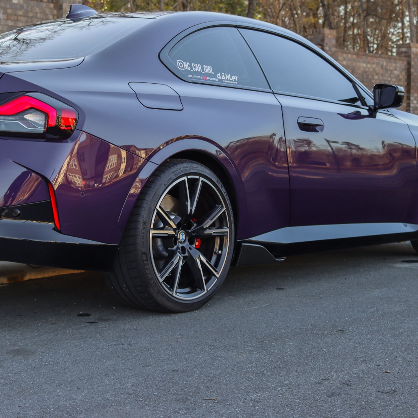 MP Designed G42 Carbon Fiber Side Skirts Splitters