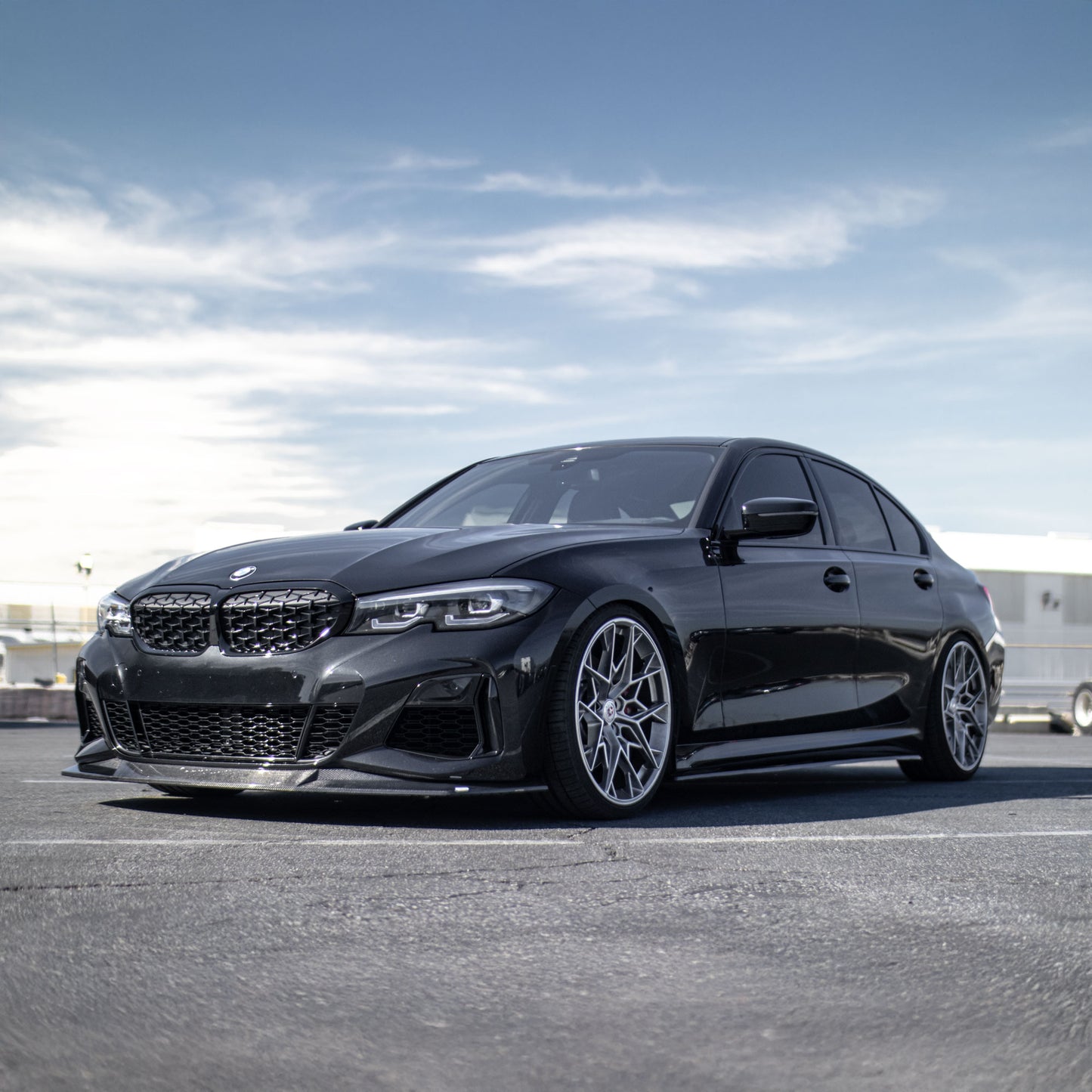 R1 Designed G80 M3 / G2X Carbon Fiber Side Skirt Extensions