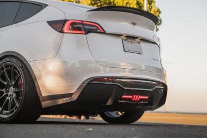 SM™ 2019+ Tesla Model Y Carbon Fiber Diffuser.