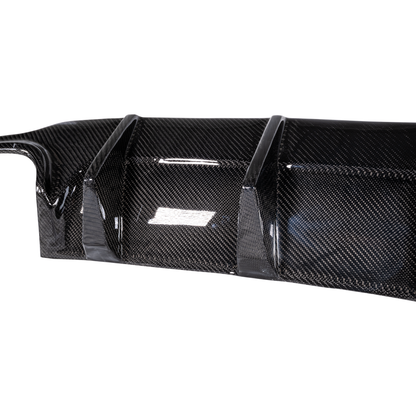 XY Designed W204 Facelift Carbon Fiber Diffuser