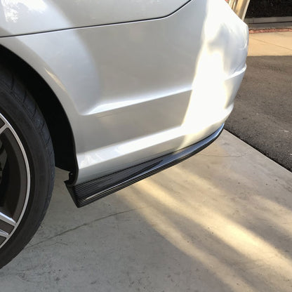 W204 Facelift SM™ Rear Bumper Carbon Fiber Splitters