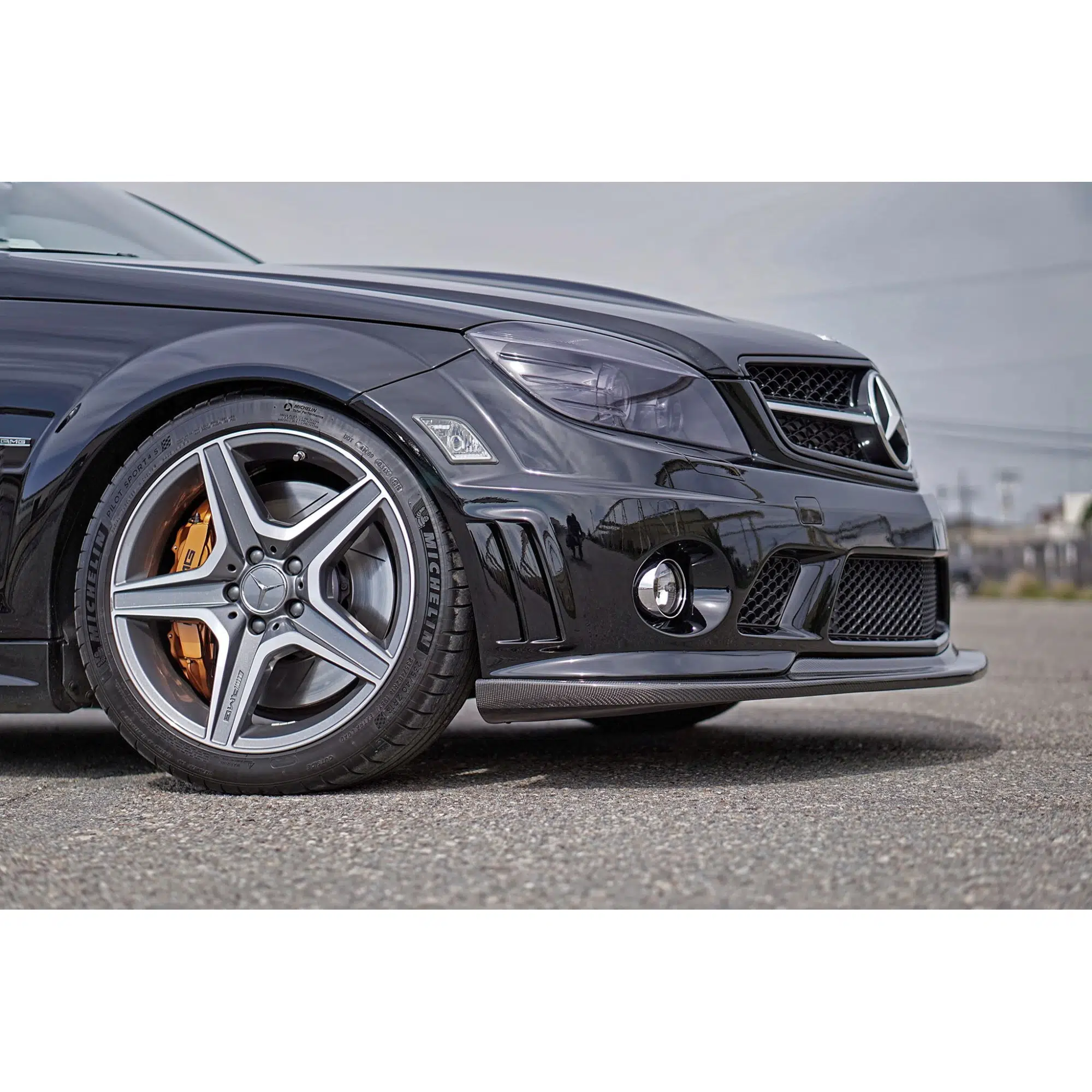 C63 w204 on sale carbon parts